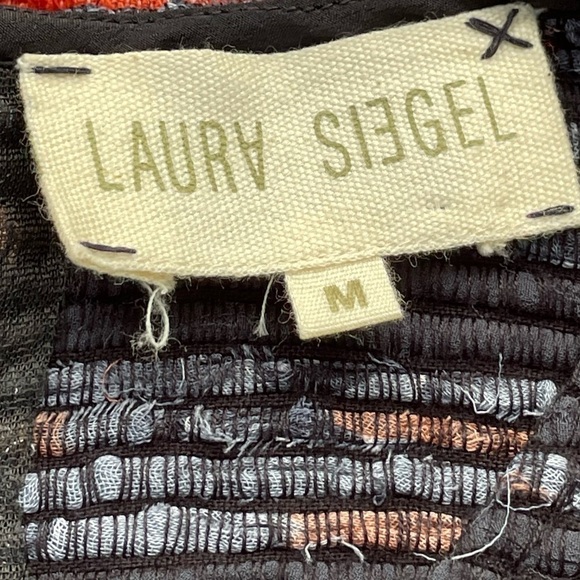 Laura Siegel Recycled Organic Cotton Saree Shortsleeved Mini Shift Dress M - Picture 9 of 11